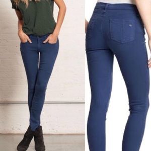 rag & bone Women's Skinny Jeans - Deep Blue